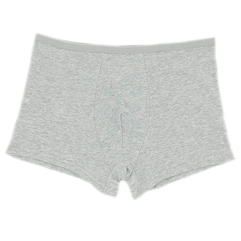 STARLY Mens Disposable Cotton Underwear Travel Boxers Briefs Portable Shorts Gray 5PK (Grey, Large) - Image 2